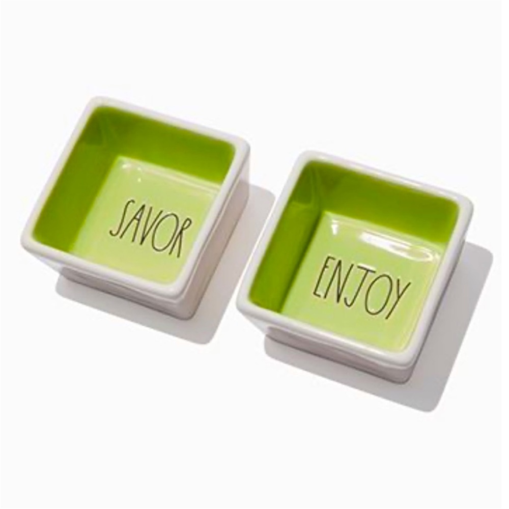 Rae Dunn “Enjoy & Savor” Dip Dishes